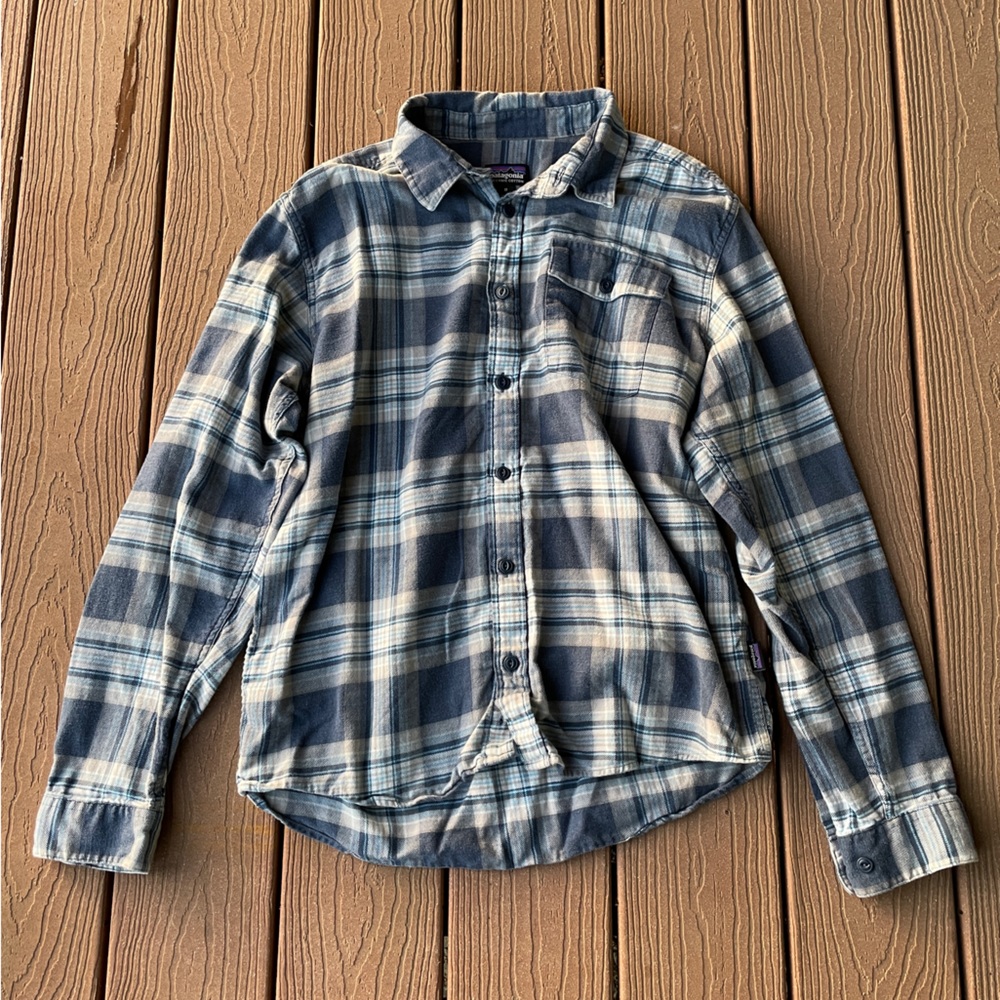 Patagonia Long Sleeve Flannel - Blue